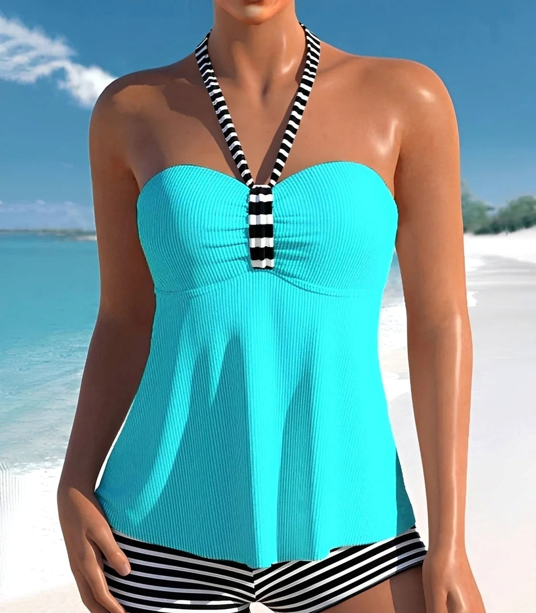 Ayla - Szykowne Halter Tankini