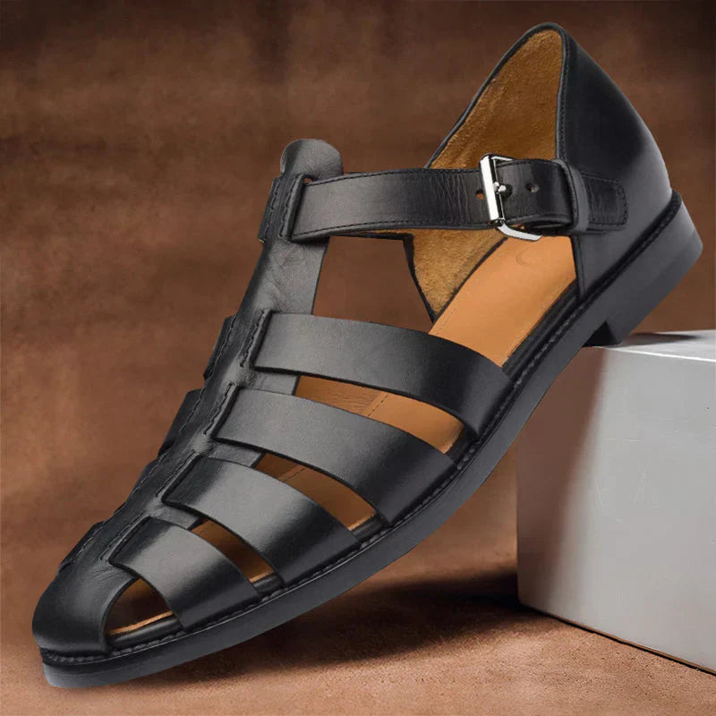 Blynn - Elegant leather sandals for men
