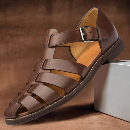 Blynn - Elegant leather sandals for men