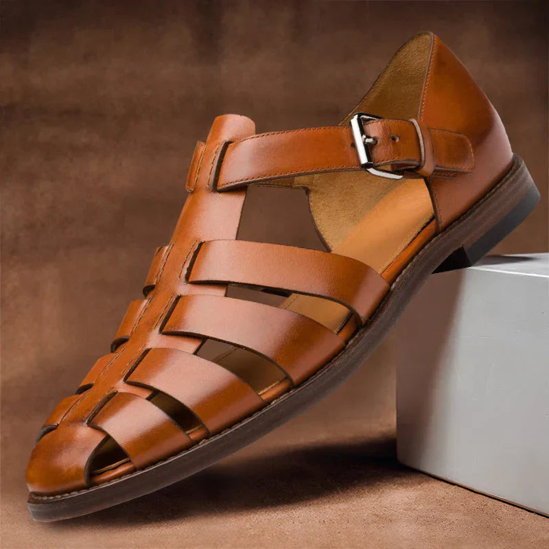 Blynn - Elegant leather sandals for men