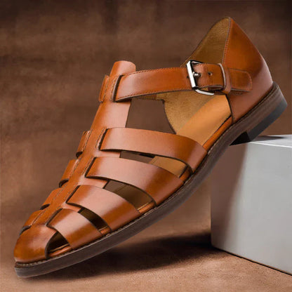Blynn - Elegant leather sandals for men