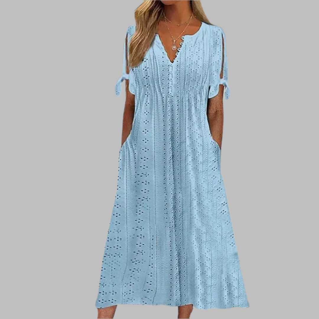 Alice – Elegancka, letnia sukienka midi w stylu boho