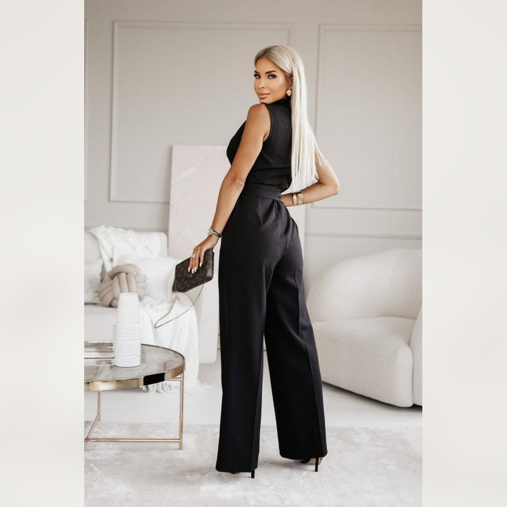Maribel – Kombinezon Bez Rękawów – Elegancka Sylwetka z Gustownym Krojami