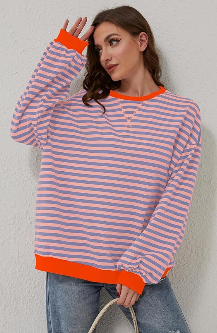 Monika – Pasiasty Damski Sweter