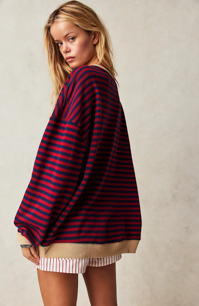 Monika – Pasiasty Damski Sweter