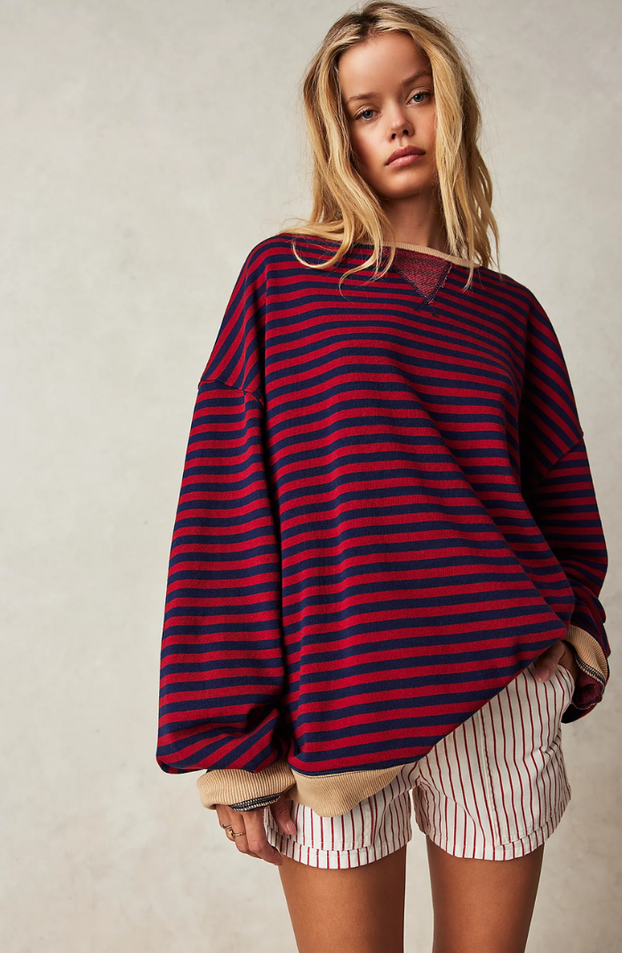 Monika – Pasiasty Damski Sweter