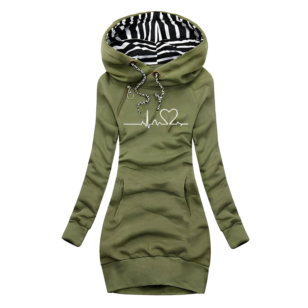 Amandine - Wygodna sukienka sweterkowa dla kobiet