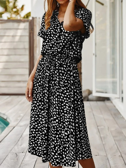 Vexana - Leichtes Sommerkleid Damen mit Print Elegant
