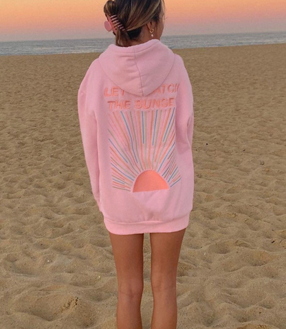 Alisha - bluza z kapturem z nadrukiem w rozmiarze oversize