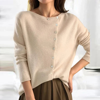 Zuri – Sweter Elegancki z Guzikami
