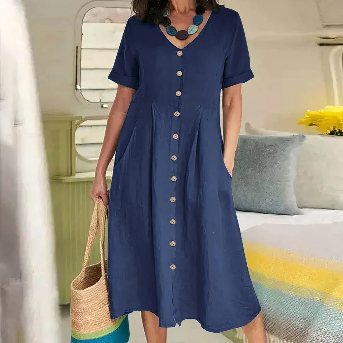 Quency – Elegancka letnia sukienka dla kobiet, lekka