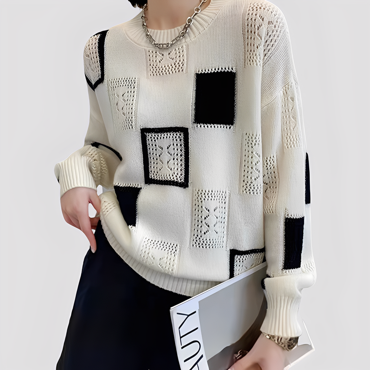 Christal - Nowoczesny i wygodny pullover dla kobiet