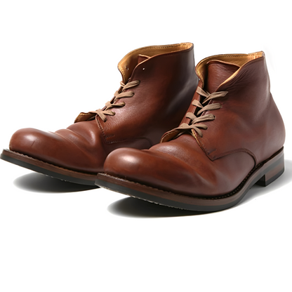 Roscoe - Klasyczne męskie buty z okrągłą cholewką