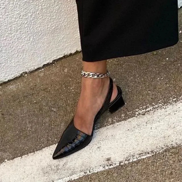 Caroline - Wygodne Slingback Obcasy dla Kobiet
