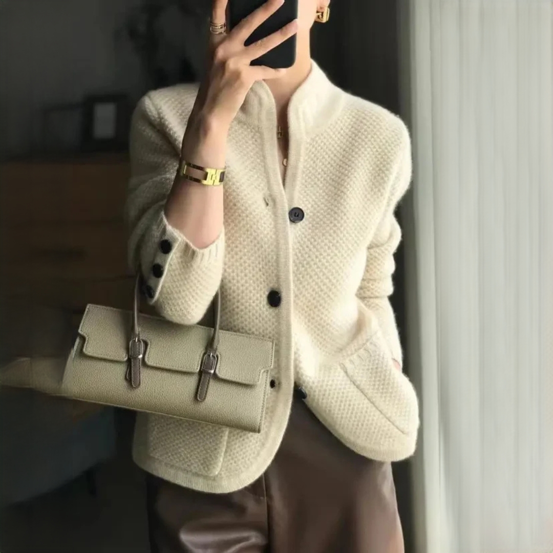 Evelyn - Elegancka i miękka kurtka