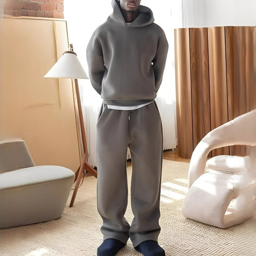Marlon - Oversize zestaw z kapturem i spodniami