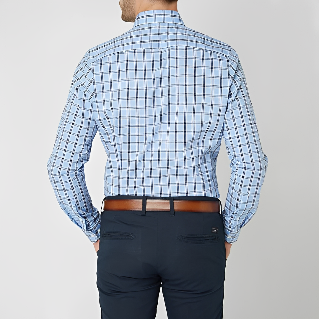 Louis - Elegancka i swobodna koszula w kratę