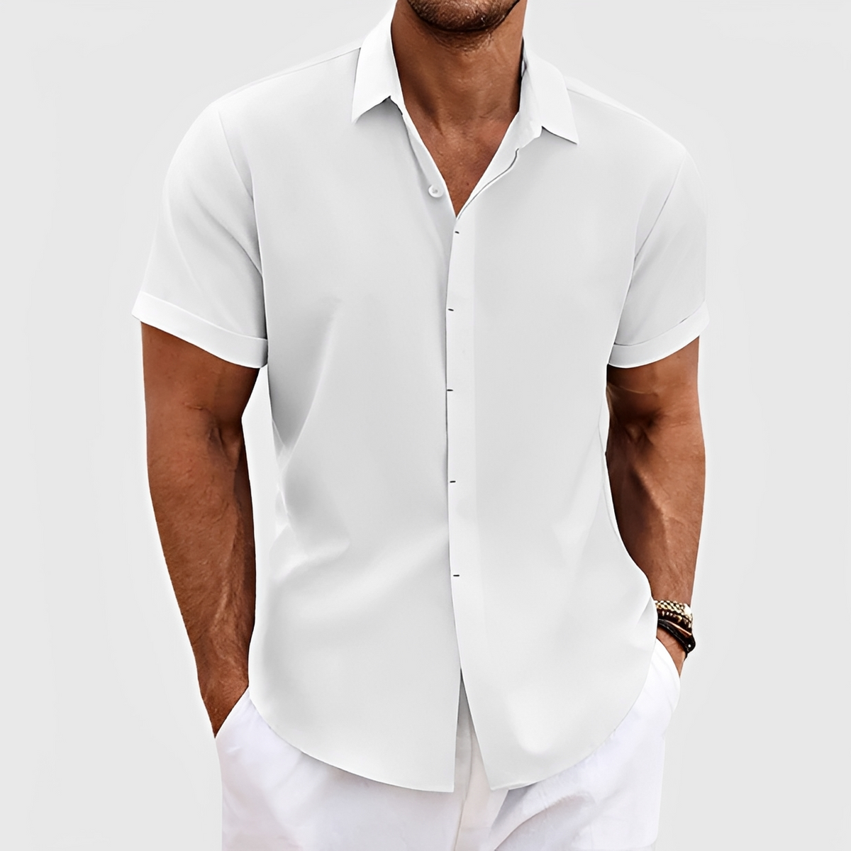 Zalde - Klasyczne zapinane polo