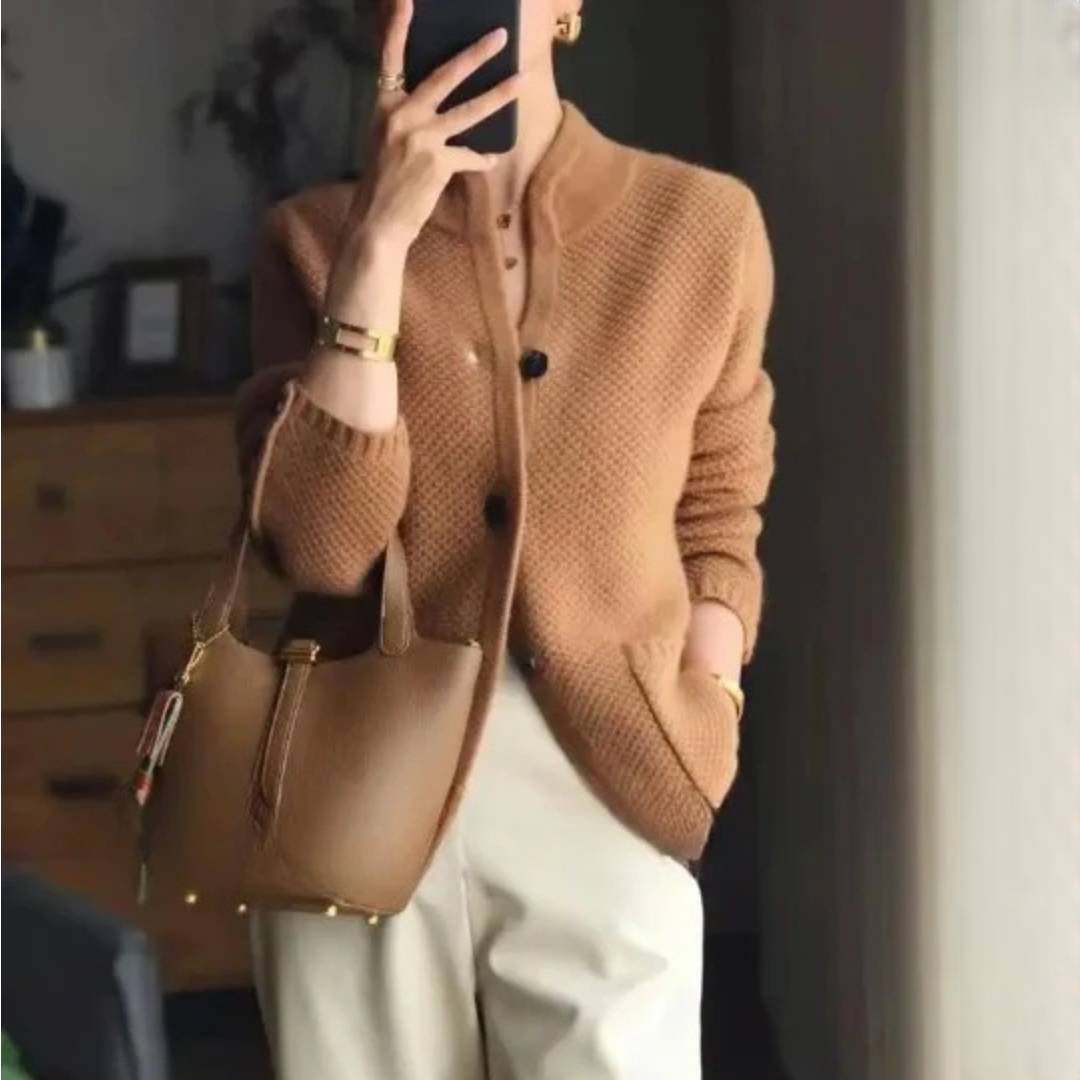 Evelyn - Elegancka i miękka kurtka