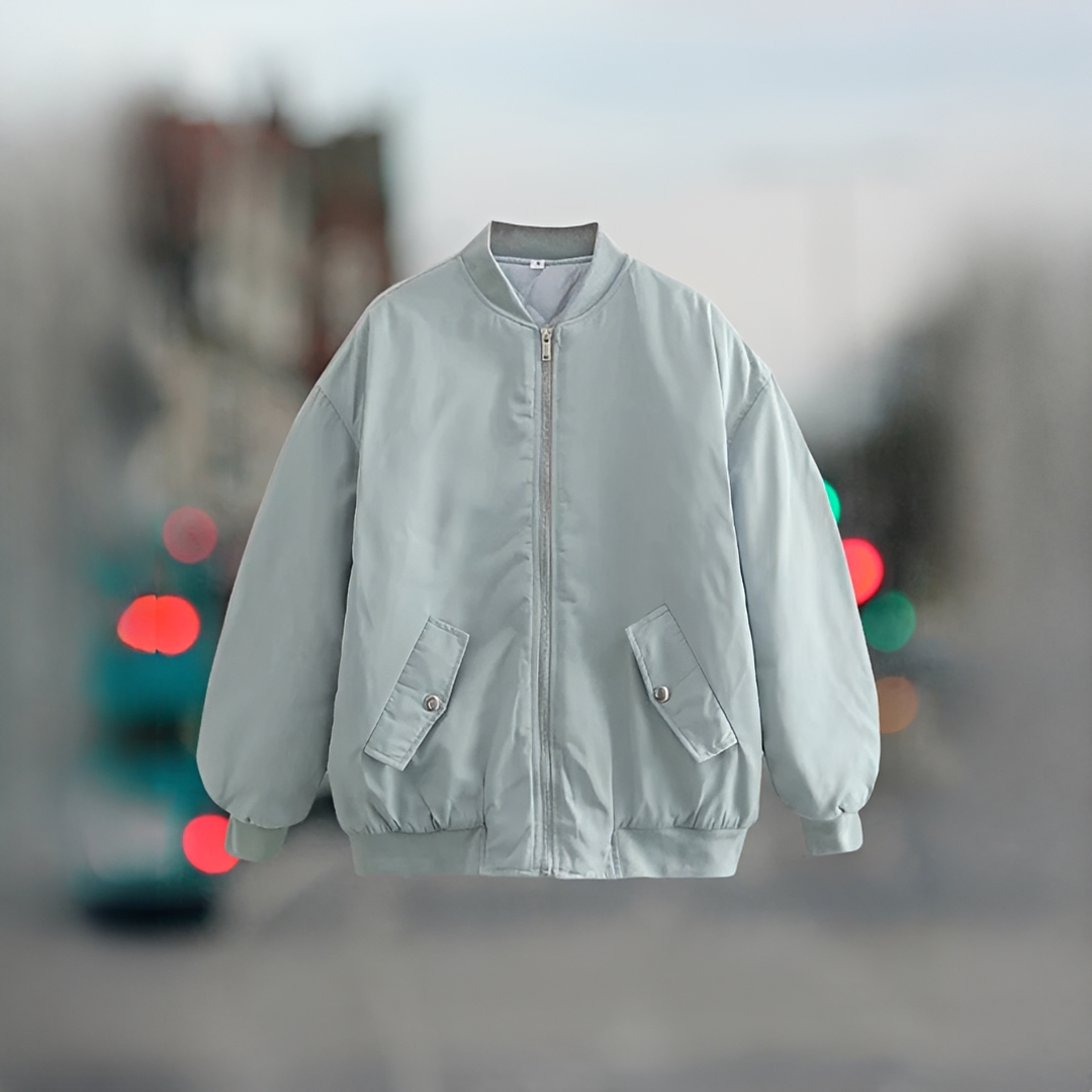 Fellaine - Przytulna oversize'owa kurtka bomberka