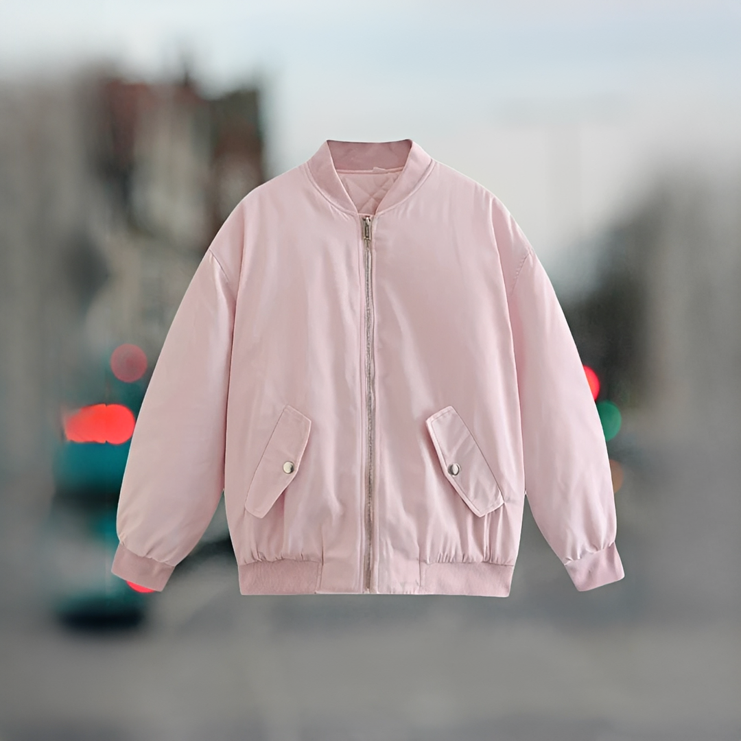 Fellaine - Przytulna oversize'owa kurtka bomberka