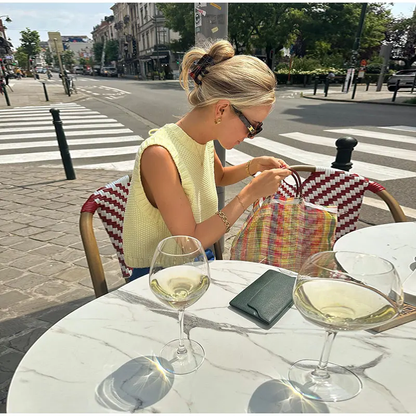 Irene – Top Dzianina Otwarte Plecy