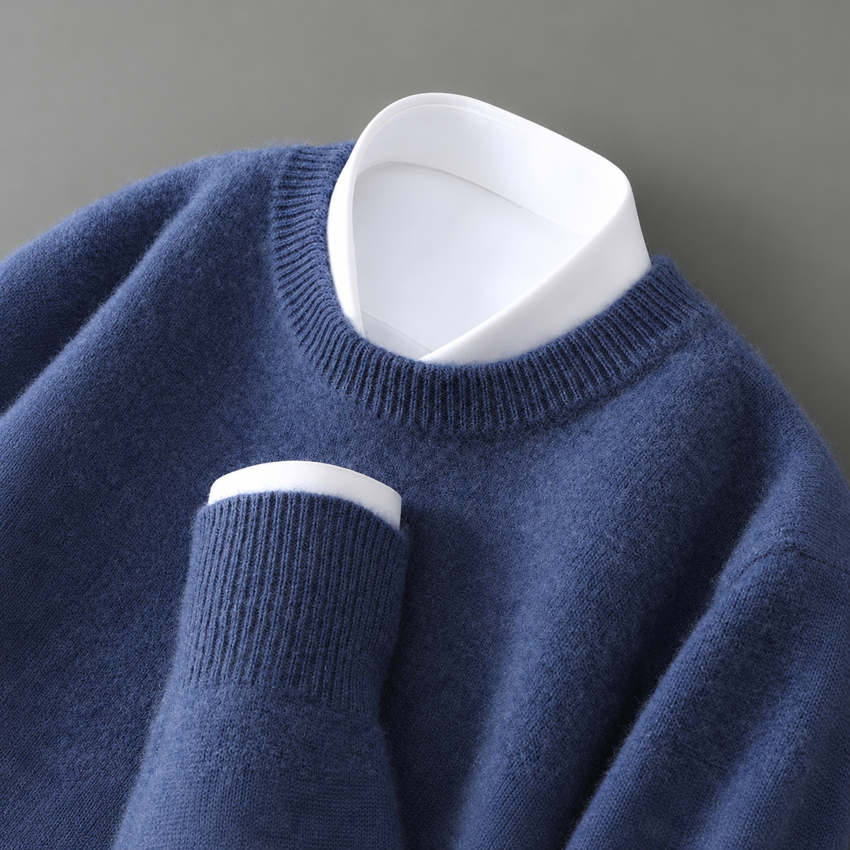 Wayne - Retro gruby pullover dla mężczyzn