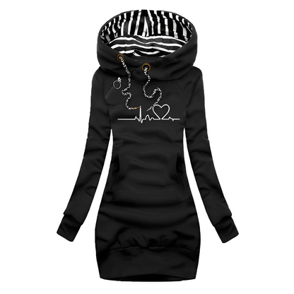 Amandine - Wygodna sukienka sweterkowa dla kobiet