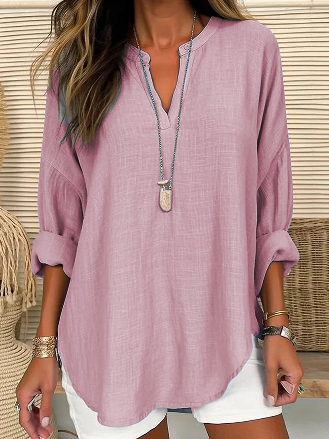 Eliza - Women's linen blouse in a casual style