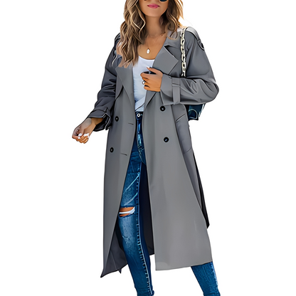 Karrie - Long and warm women's overcoat