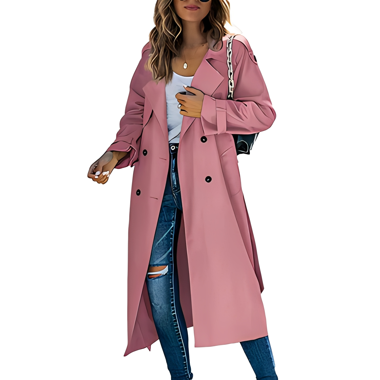 Karrie - Long and warm women's overcoat