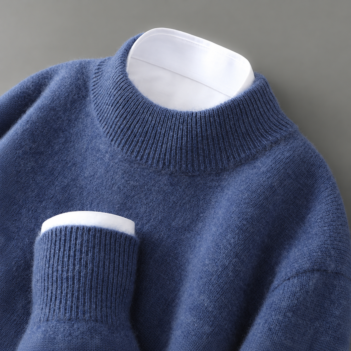 Wayne - Retro gruby pullover dla mężczyzn