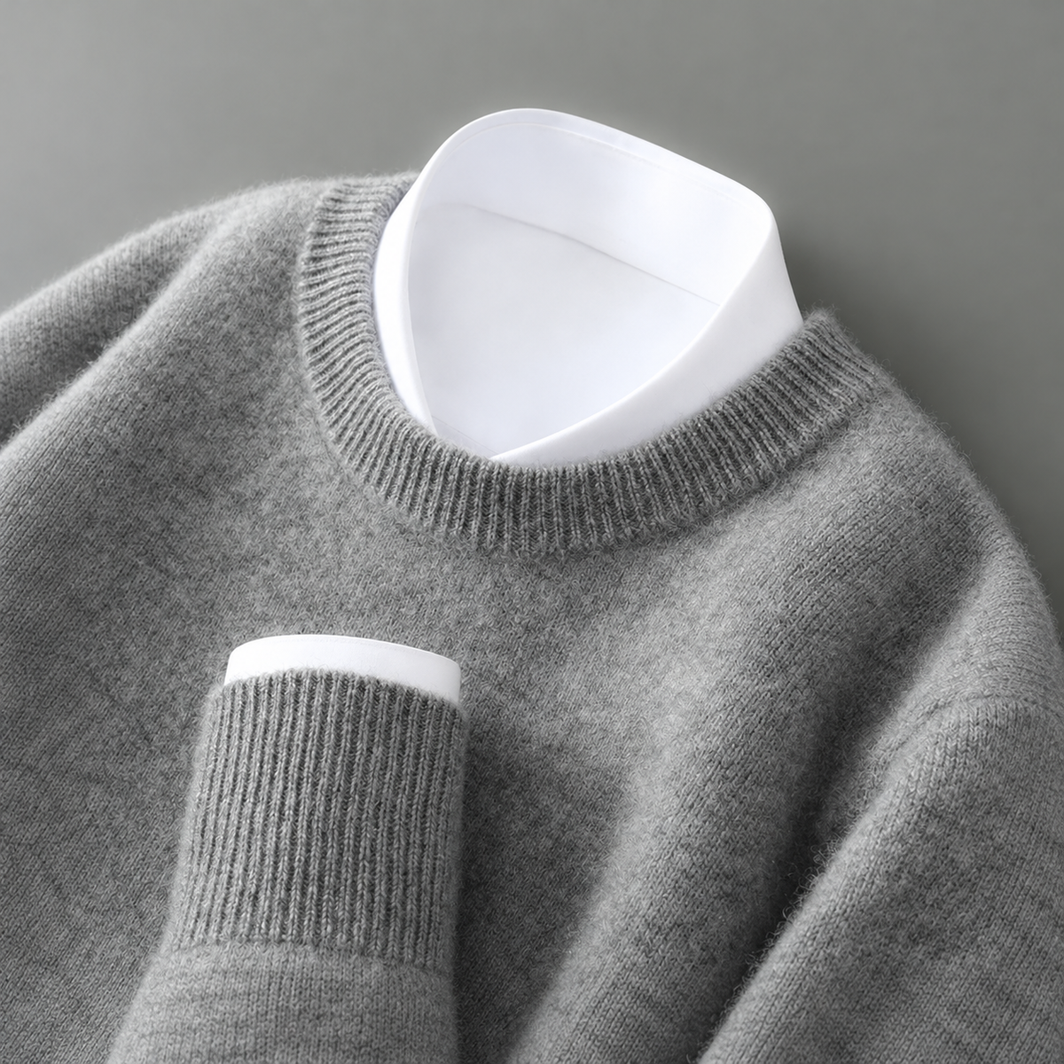 Wayne - Retro gruby pullover dla mężczyzn