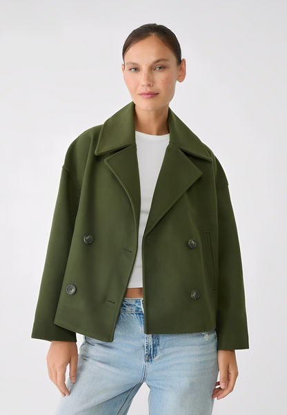 Claire – Krótka Elegancka Dwurzędowa Kurtka