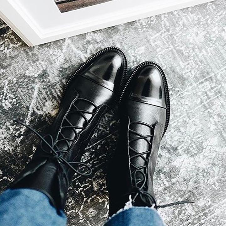 Hailey – Eleganckie botki z delikatnym obcasem