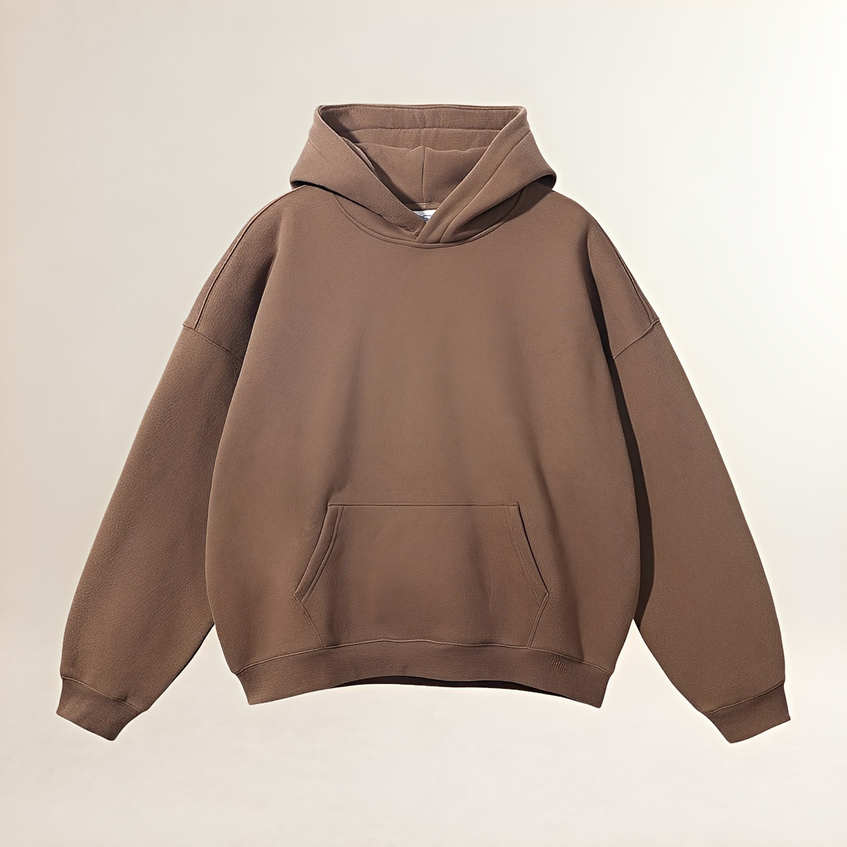 Męska bluza oversize z kapturem kangurkowa kieszeń luźny krój casual