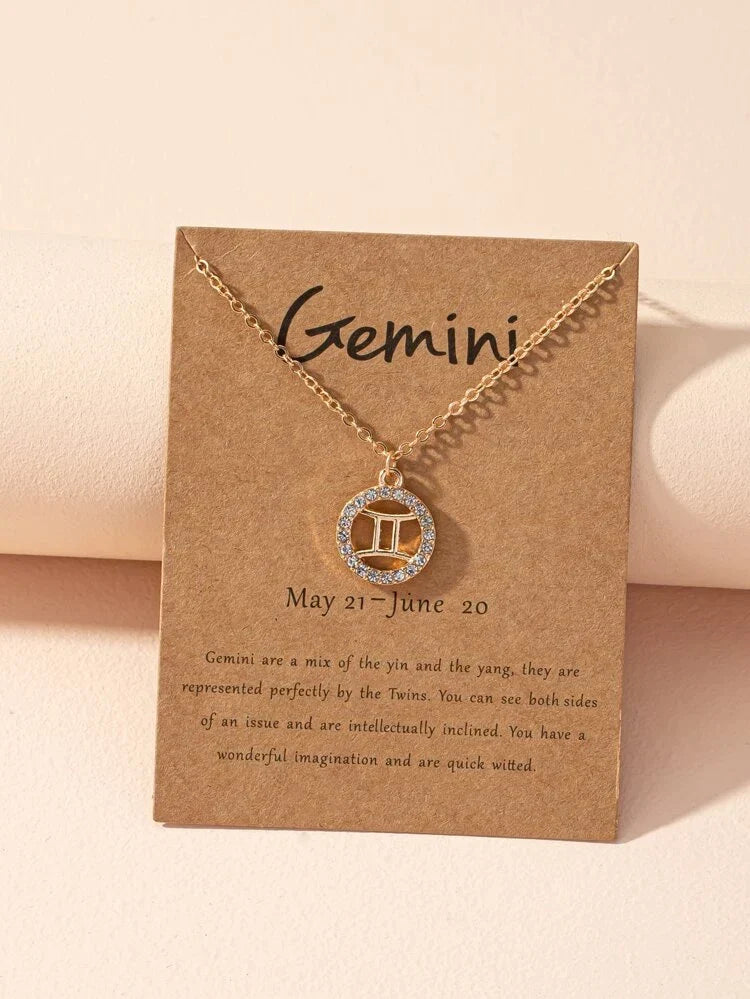 Naszyjnik z znakiem zodiaku - Naszyjnik z znakiem zodiaku Astrology Girl