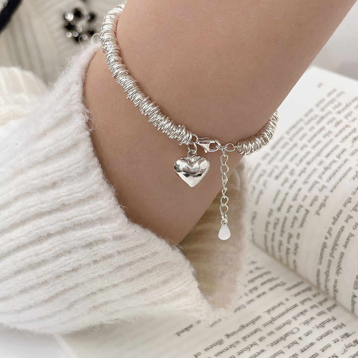 Marie – Elegancka Bransoletka z Sercem