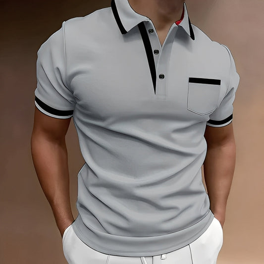 Callahan - Modna męska koszulka polo z kieszenią