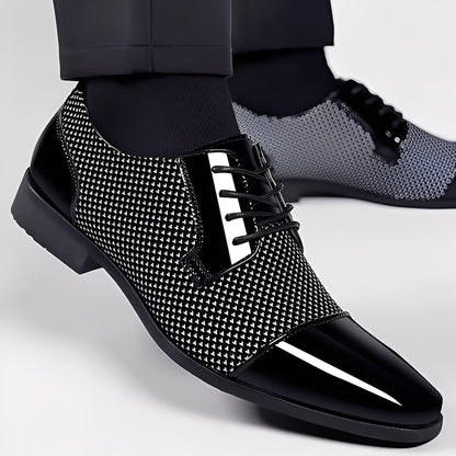 Trenton - Eleganckie formalne skórzane buty dla mężczyzn