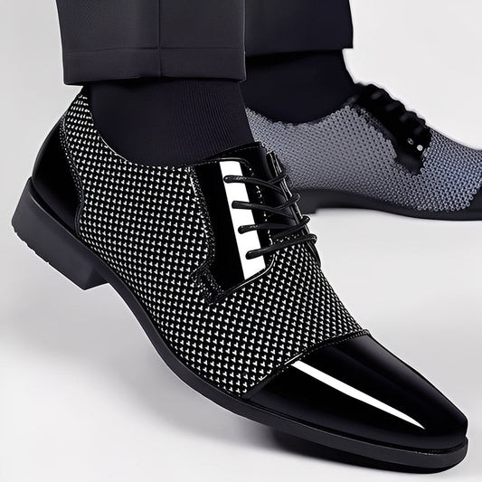 Trenton - Eleganckie formalne skórzane buty dla mężczyzn