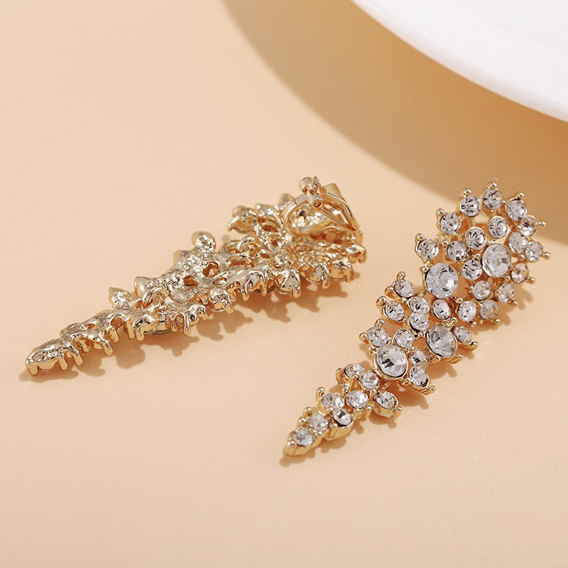Eloise – Kolczyki klipsowe z rhinestone bez przekłucia