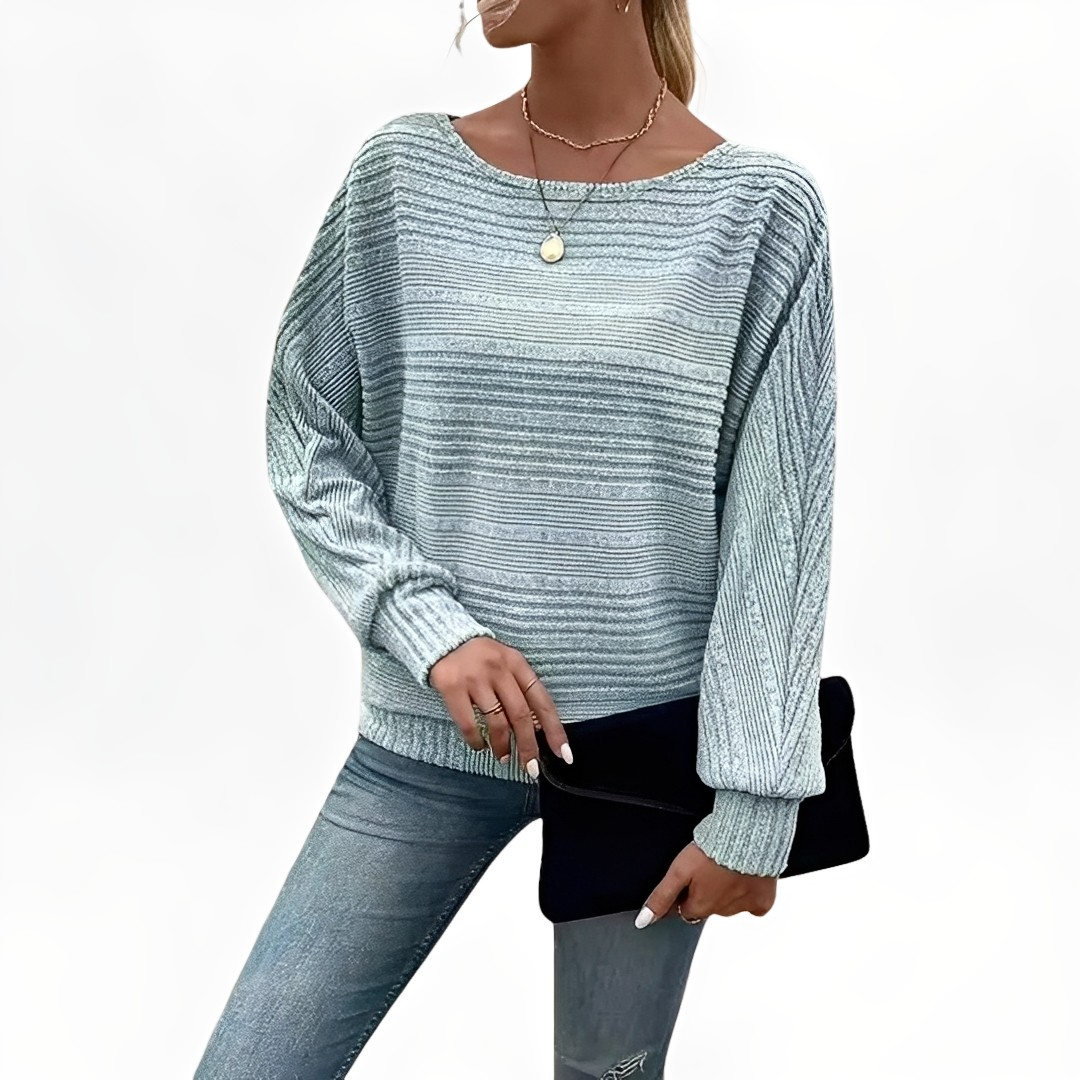 Eleanore - Wygodny sweter w paski