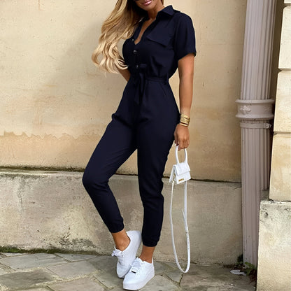 Cecilia – Elegancki dopasowany kombinezon