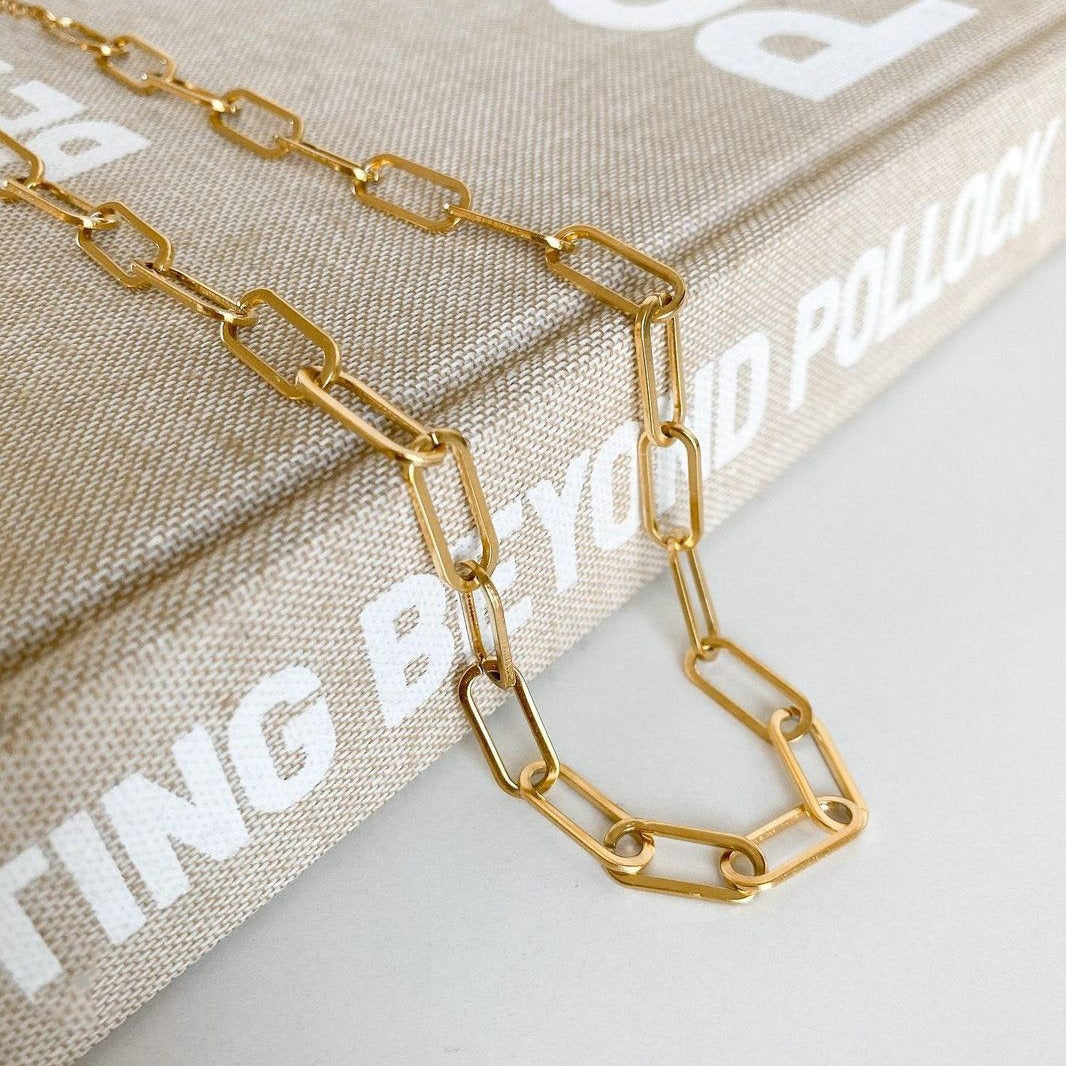 Lena – Naszyjnik Paperclip
