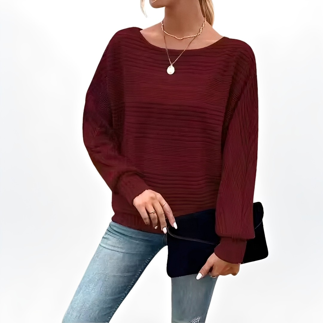 Eleanore - Wygodny sweter w paski