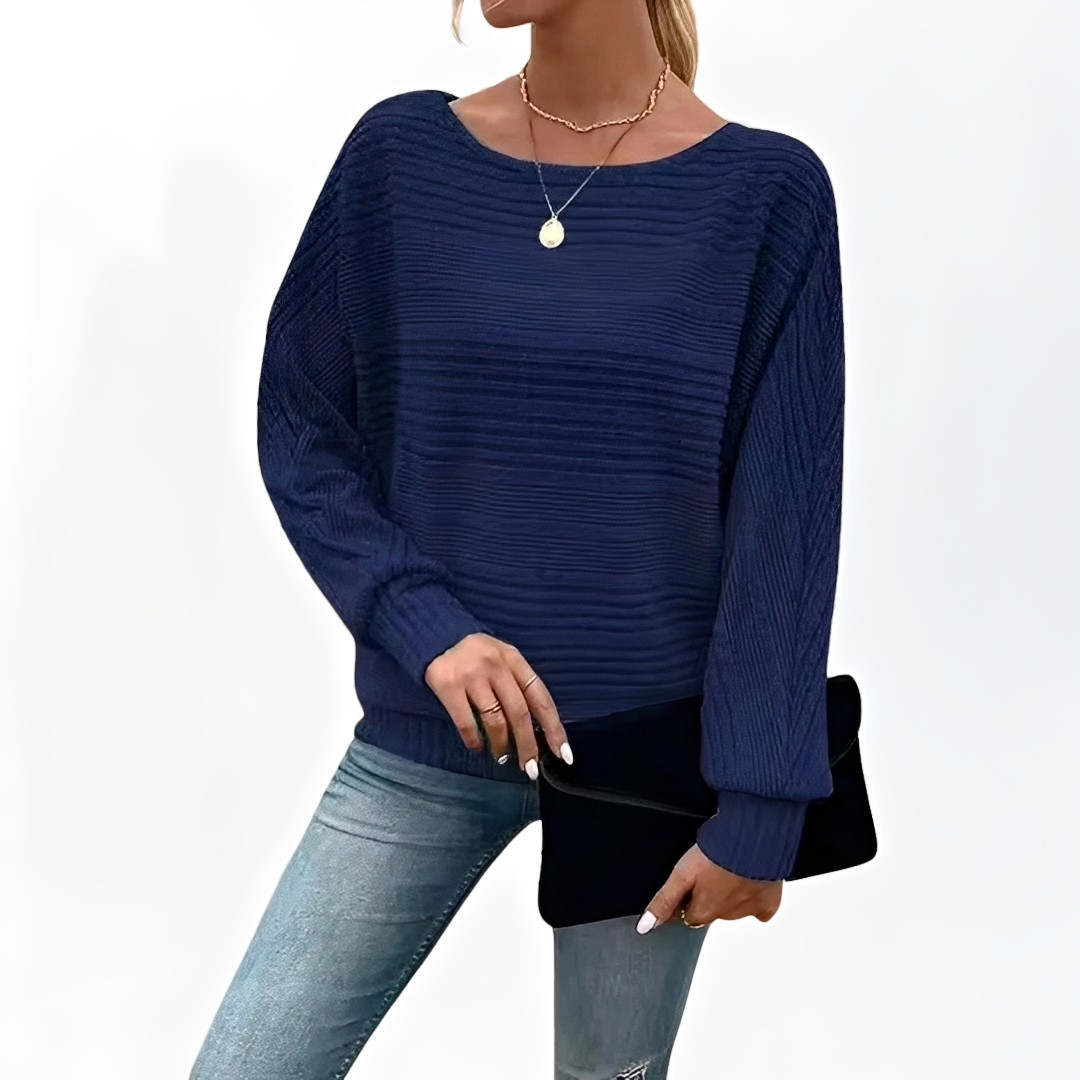 Eleanore - Wygodny sweter w paski