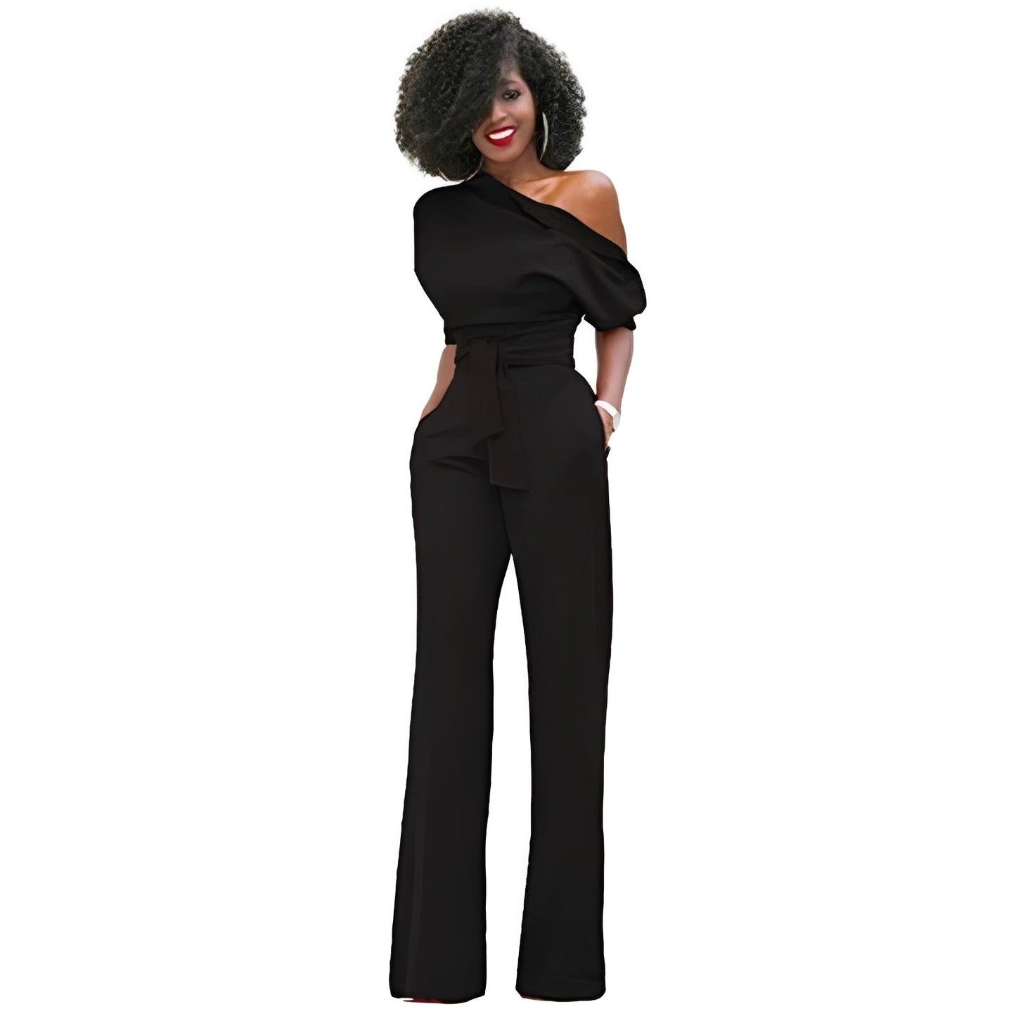 Marie - Modern strapless jumpsuit for women