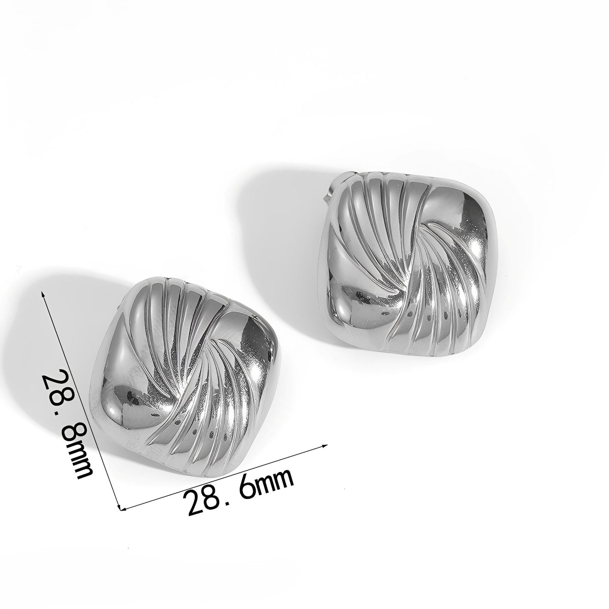 Kaia – Geometryczne Kolczyki Sztyfty