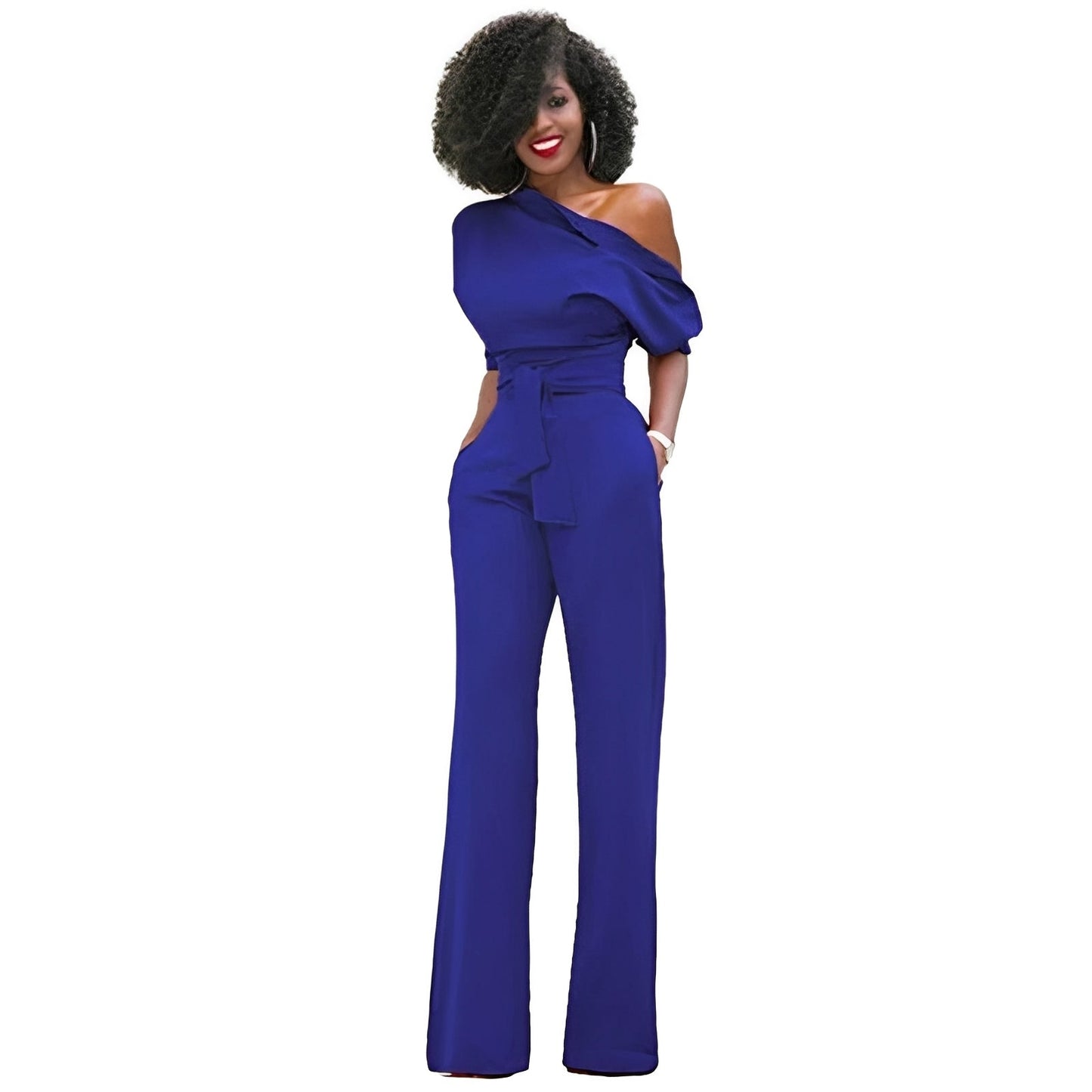 Marie - Modern strapless jumpsuit for women
